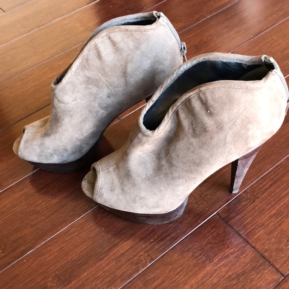 Carlos high heel peep toe booties - Picture 2 of 7